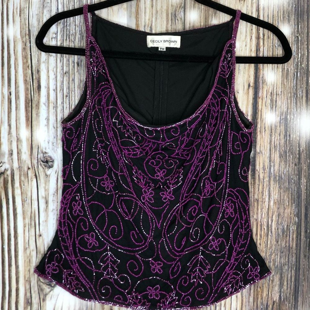 Cecily Brown Medium Petite Beaded Top